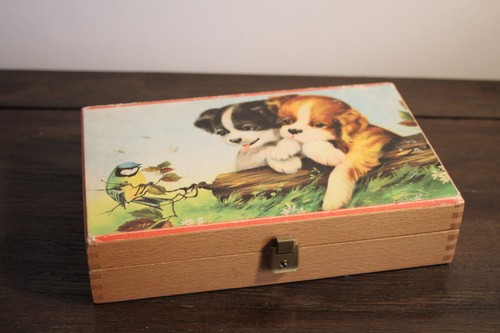 Ancien jeu boîte cubes en - de,
