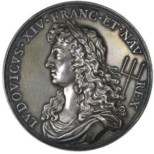 Médaille Argent Louis XIV
