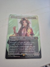 Mtg Magic Final Fantasy FFVII Aerith Gainsborough Borderless Surge FOIL 519 NM