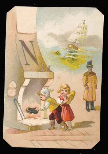 Lettre navire noël - lettre,