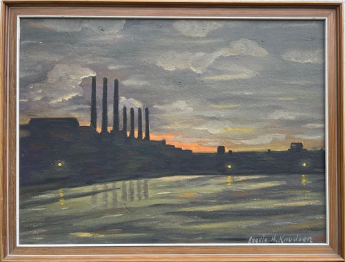 Tableau peinture huile - tableau, à