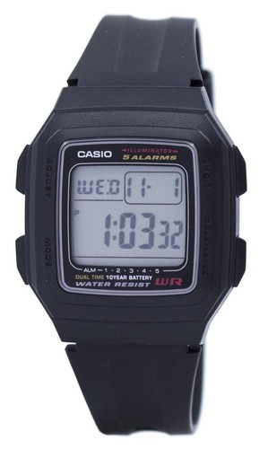 Casio digital alarmes dual - casio,