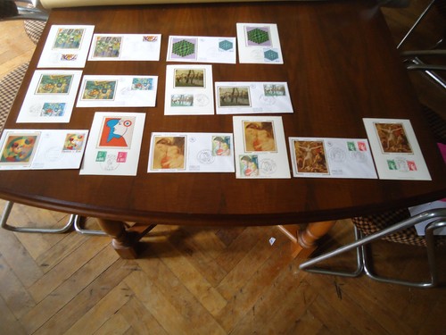 Lot cartes enveloppes 1er - de,