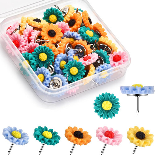 40pcs push pins - push, pins,