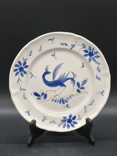 Assiette faïence peint - , main