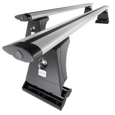 Barres de toit en aluminium pour Mercedes-Benz Classe C W204 2007-2014 D argent