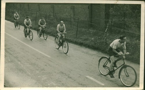 Photo ancienne course - à, vélo