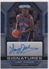 Panini 2022-23 Prizm NBA Basketball Numéro Sig-Ljo Larry Johnson Auto