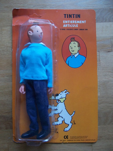 Tintin poupée articulée cgi - tintin,