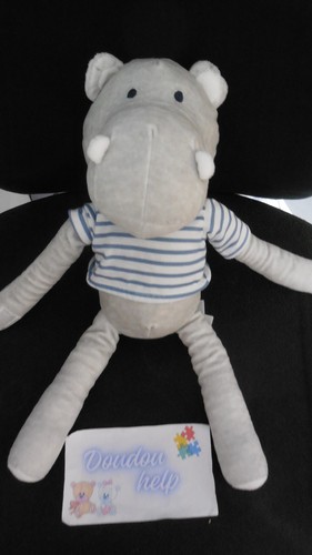 Doudou peluche hippopotame - doudou,