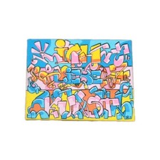 Tableau sur Toile Street Art Tag Ich Liebe Kuntz Graf Graffiti Signé Dric 