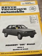 Revue technique PEUGEOT 305 DIESEL SERIE 2 GLD SRD 1.9 Diesel BREAK BERLINE