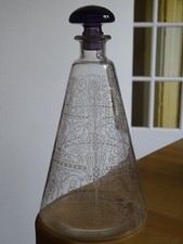 BACCARAT  CRISTAL ANCIENNE CARAFE A VIN  ART DECO MODELE LIDO 1930