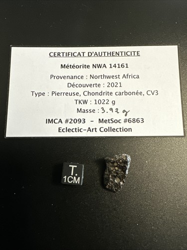 Météorite nwa 14161 - nwa, 3,07