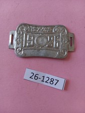 Plaque fiscale vélo ancien
