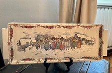 Ancien PLAT long CAKE BUCHE