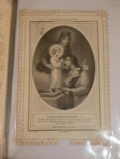 image pieuse dentelle le voeu de chasteté PL 437 bis