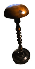 Porte-Chapeau Ancien en bois Présentoir Modiste, Chapelier, Couture, Perruque