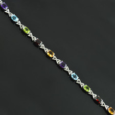 Bracelet Multi-Gemme 925