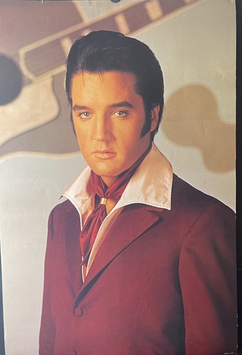 Vtg elvis presley art poster - vtg,