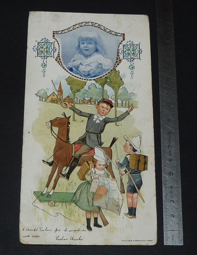 Grand chromo chocolat poulain - chromo,