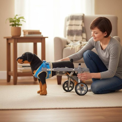 Fauteuil roulant chien soutien - chien,