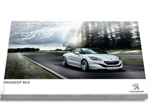Peugeot rcz 2012 - rcz, notice