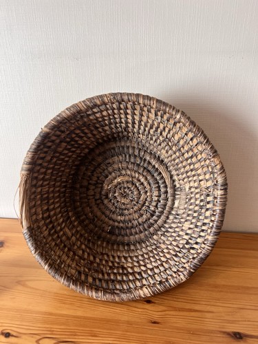 Ancien panier pain tressé - panier, a