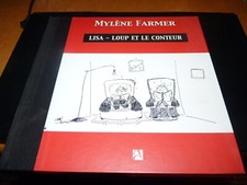 LIVRE BROCHE "LISA - LOUP ET LE CONTEUR" Mylene FARMER