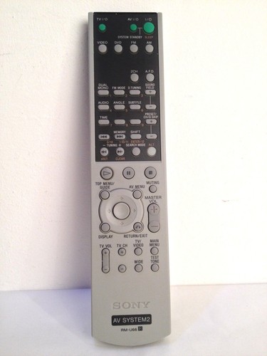 Sony u66 télécommande - rm-u66,, av