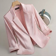 Blazer Femme Élégant Rose