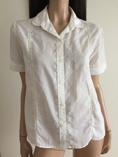 Chemisier blanc vintage