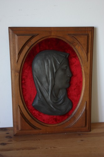 Tableau bas relief buste - buste, de