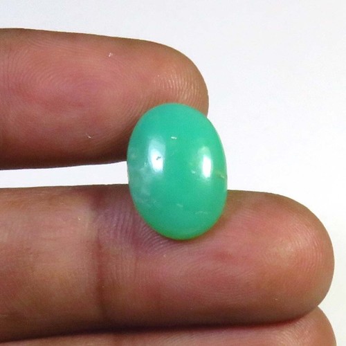 Chrysoprase gemmes ovale ample - ovale,