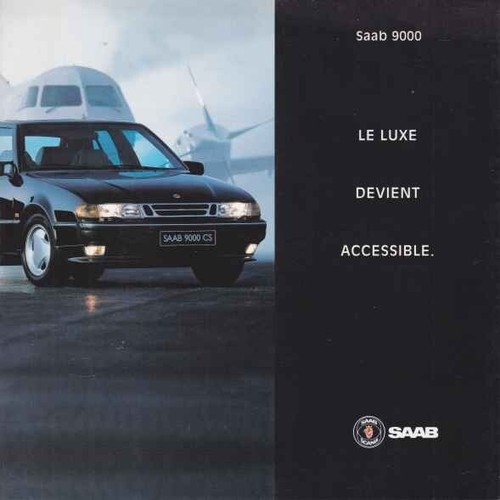 Catalogue brochure saab - catalogue, 9000