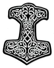 Écusson patche patch Mjolnir Marteau de Thor Viking thermocollant Vikings