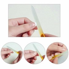 LIME VERRE COLOREE 140x12x3mm pour finition manucure parfaite ongles naturels