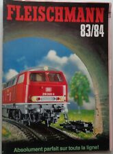 FLEISCHMANN catalogue Ech Ho/N train/auto rallye Bon Etat 1983/84 avec Tarif