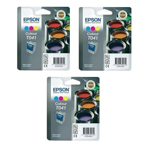 Original epson t041 encre - 3x,