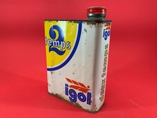 ancien bidon  d’huile IGOL