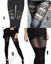  SEXY LEGGINGS CALEÇON COLLANT FEMME LOOK CUIR T36 NEWS 2020