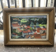 Magnifique Huile Sur panneau