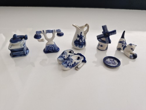 Miniatures porcelaine sabots - miniatures,