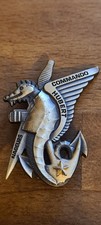 insigne brevet commando nageur de combat forces spéciales hubert hippocampe