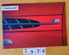 BMW L'HISTOIRE M M1 M3 Z3 ROADSTER INDIVIDUAL Prospectus 12 pages Fr 1996?