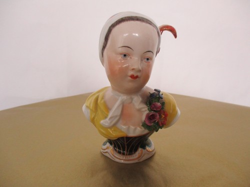 Antique porcelain german lady - antique,