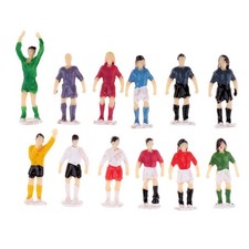12 figurines de footballeurs