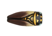 Cigale céramique bouquetière murale vintage Vallauris 28cm x 13cm