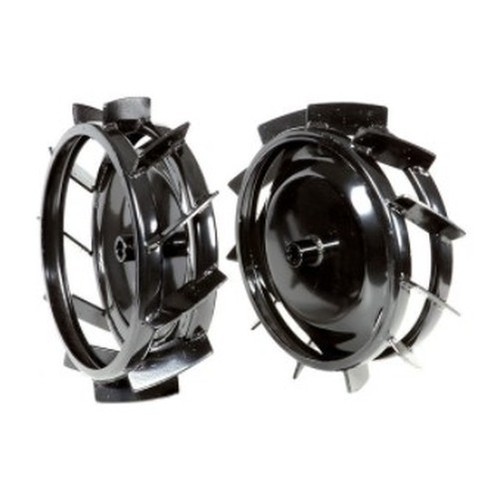 Paire roues métalliques - de,