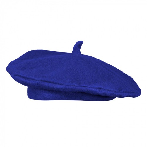 Béret basque tissu bleu - bÉret,